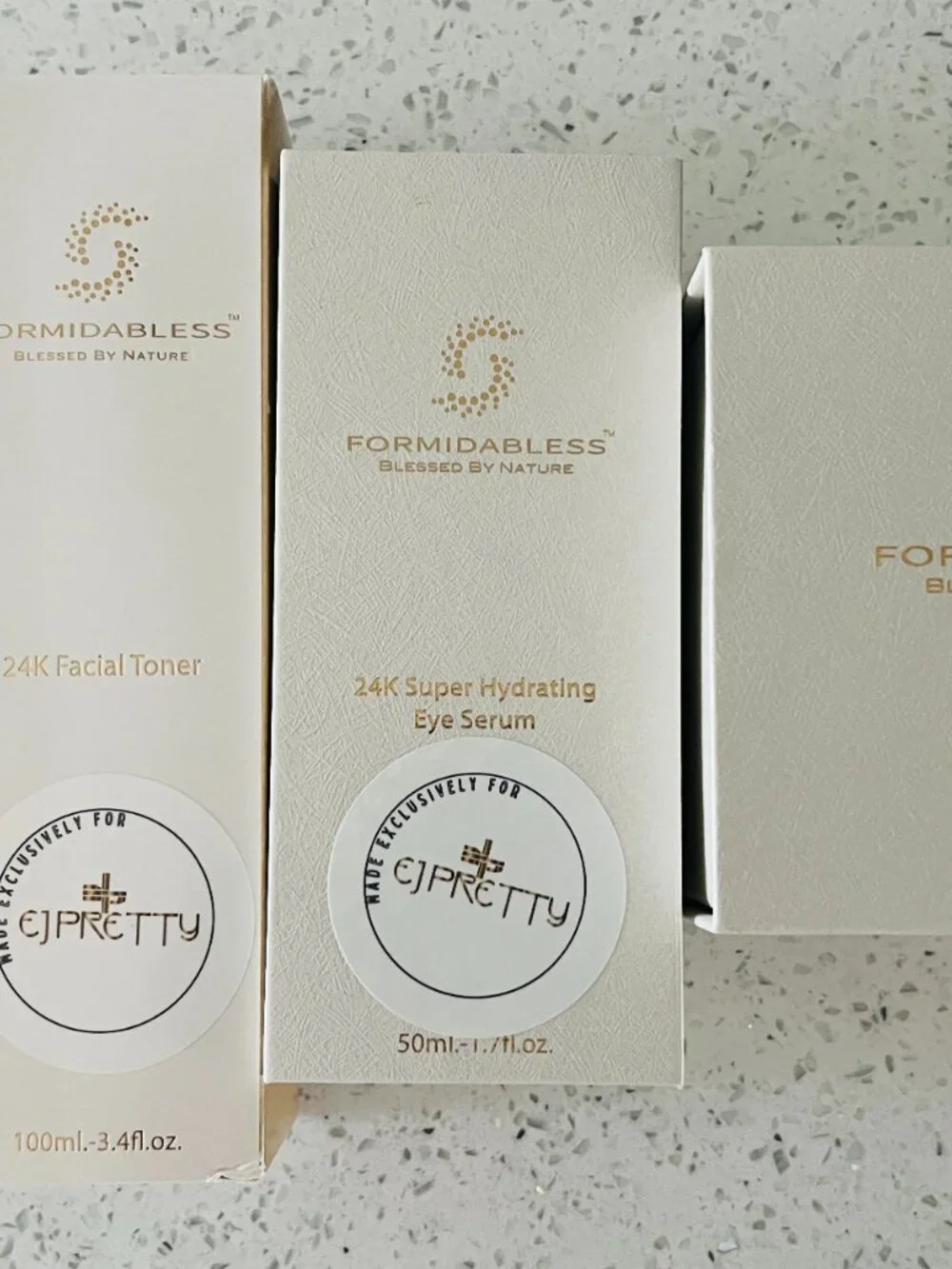 Formidabless 24K Luxury Skincare 4 Piece Set – New